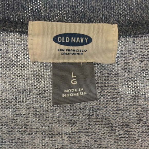 Old Navy Heathered Blue Crewneck Sweatshirt – Size Large - Picture 3 of 5